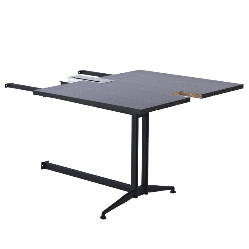 ■TRUSCO T字脚大会議テーブル 増連 W800×D1000×H720 ホワイト TMTADW(2076185) T字脚 大会議テーブル 増連 ダークII RFTMT-ADDB2 OAミーティングテーブル W800×D1000 配線ボックス付事業所様お届け  限定商品 | ムラカミビジネス　特選工房