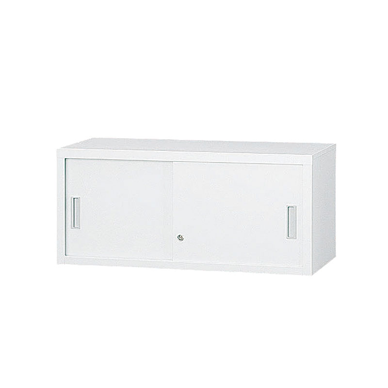 【メーカー取り寄せ品】A4シリーズ スチール収納 スチール引き違い書庫 31型A4上置き用H400 ホワイトグレー ◆A4-31S