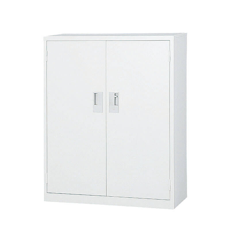 【メーカー取り寄せ品】【メーカー取り寄せ品】【法人様限定】 A4シリーズ スチール収納 両開き書庫 34型A4下置き用 ホワイトグレー A4-34H スチールラック 収納棚 スチール棚 幅880×奥行400×高さ1120