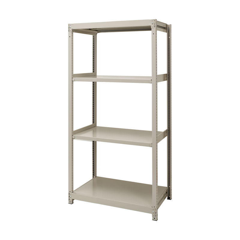 【メーカー取り寄せ品】PRORACK 4段中軽量ｽﾁｰﾙﾗｯｸ 200Kg/段ﾎﾞﾙﾄﾚｽ 基本W900xD600xH1800 ｱｲﾎﾞﾘｰ ◆2LS-6360-4