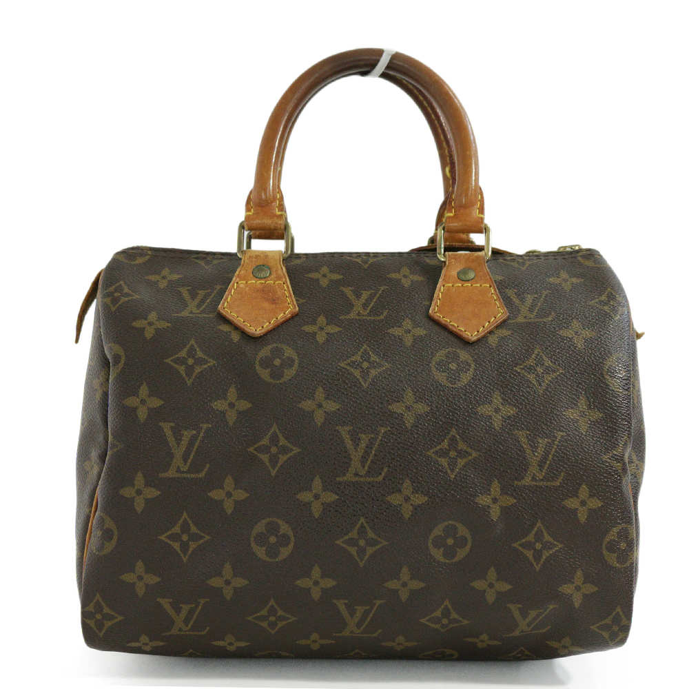 ルイヴィトン モノグラム・スピーディ25・ハンドバッグ/M41528/ブラウン/LOUIS VUITTON【♀】【B】【レディース】/b190206■277672【中古】