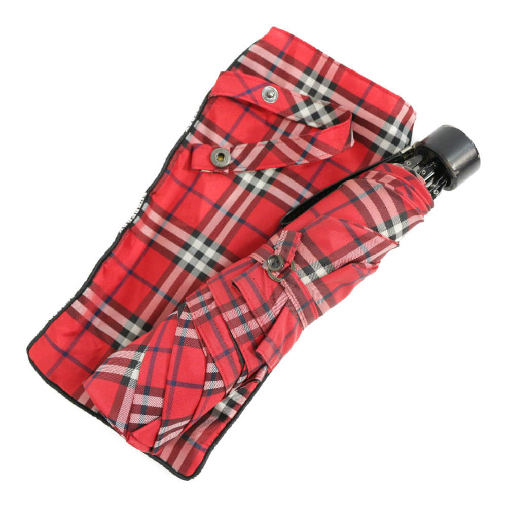 Rfstore Burberry Folding Umbrella 1g Red X Black X White