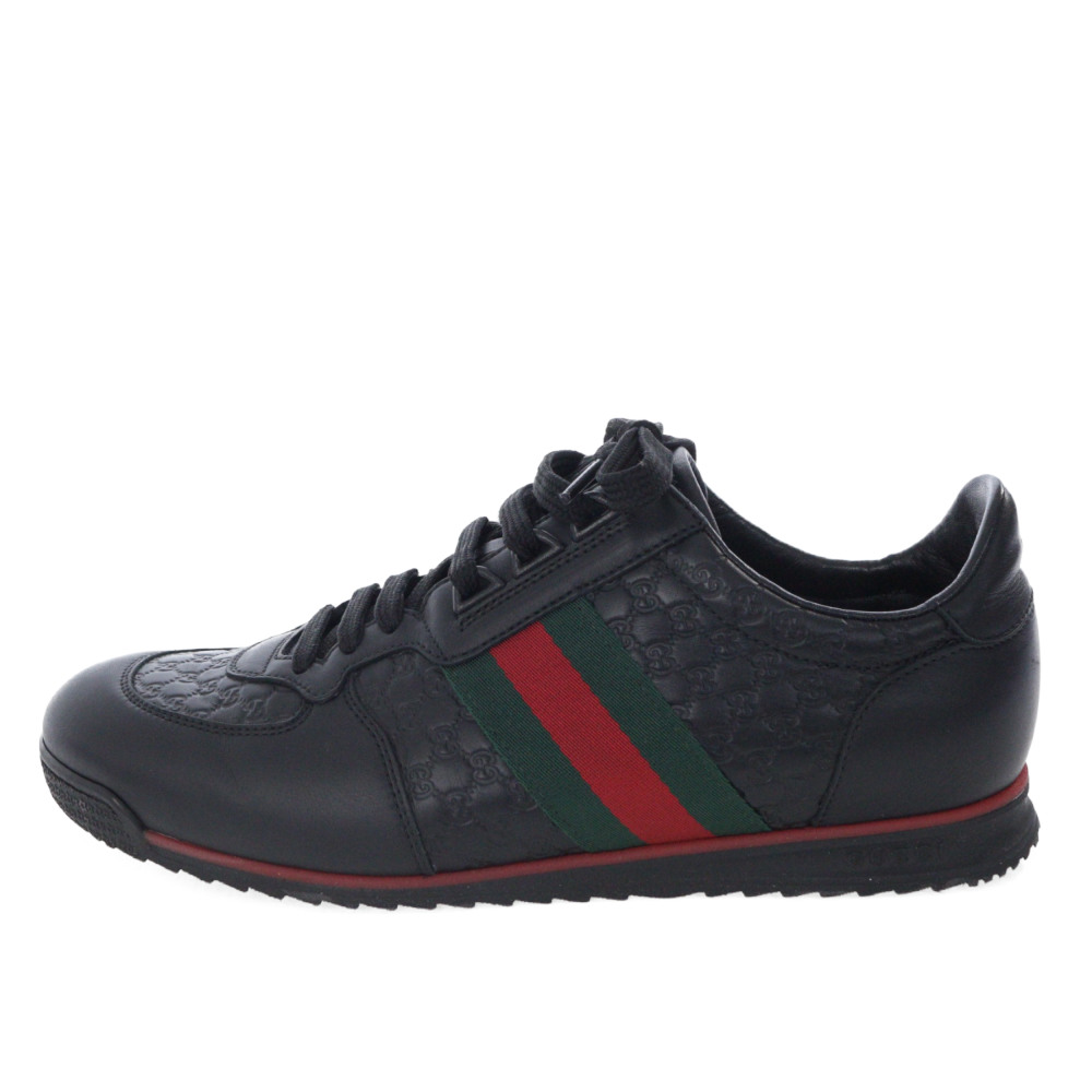 black gucci tennis shoes