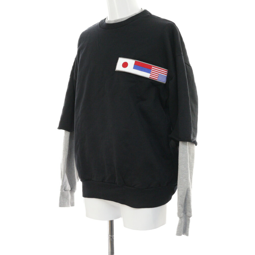 gosha rubchinskiy double sleeve sweatshirt