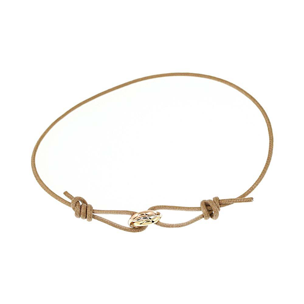 楽天市場 カルティエ トリニティ コードブレスレット チョーカー ネックレス K18y Wg Pg 2 0g イエローゴールド ホワイトゴールド ピンクゴールド Cartier N レディース H0918 Rf5 中古 リファスタ