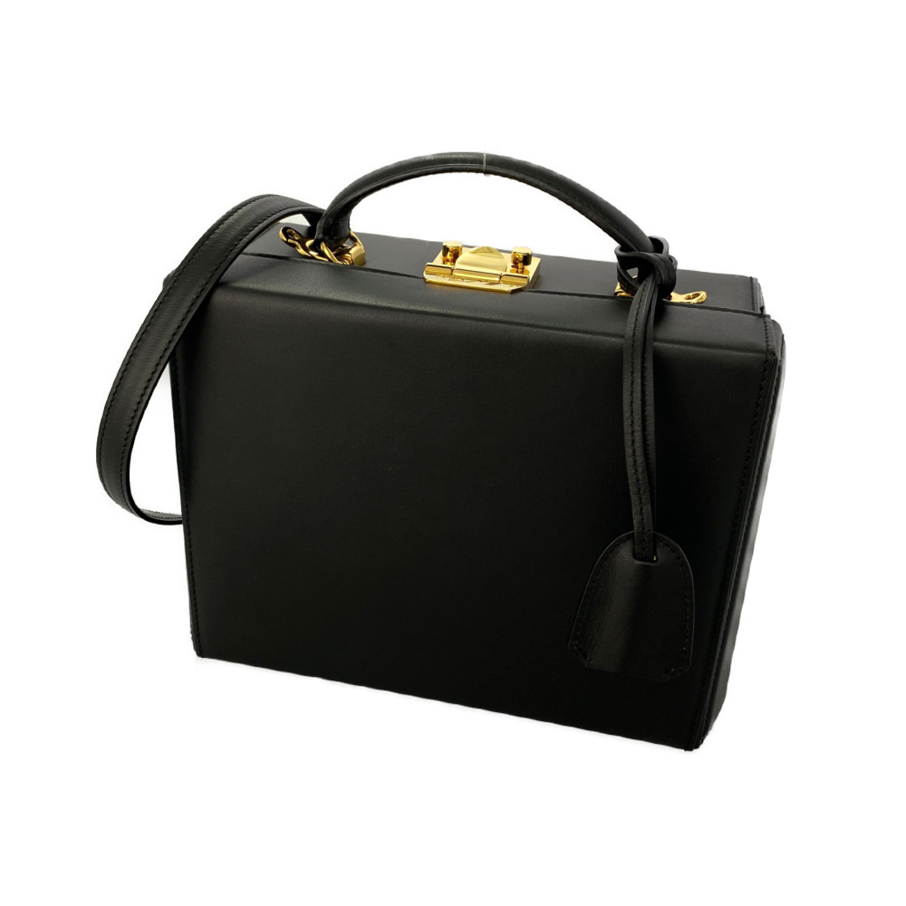 【楽天市場】マーククロス Grace Small Box Bag･グレースボックス スモール 2WAYハンドバッグ/ブラック/ゴールド金具