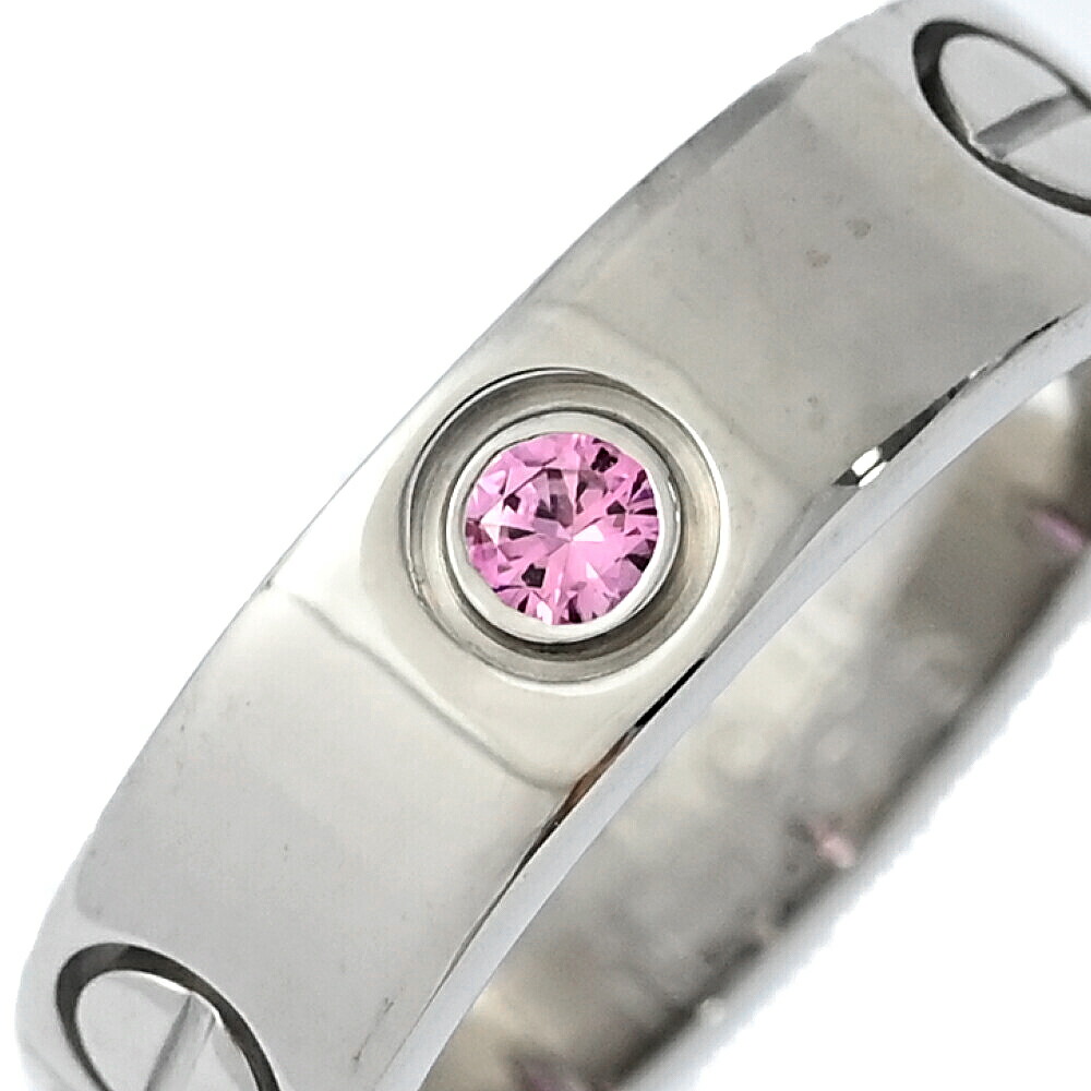 カルティエミニラブリング51号 カルティエ ミニラブ リング #51(約11号) B4085100 K18ホワイト