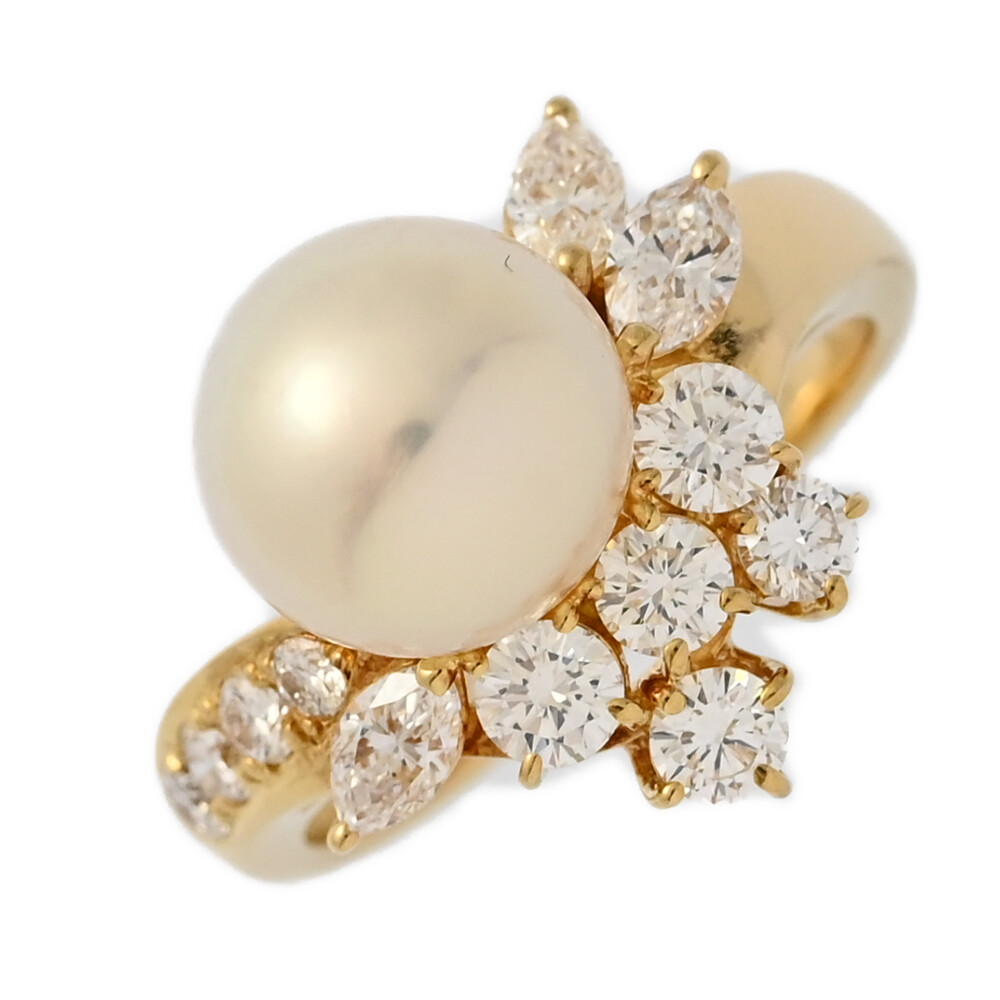 楽天市場】【ジュエリー】TASAKI 田崎真珠 ダイヤ シェル リング D0