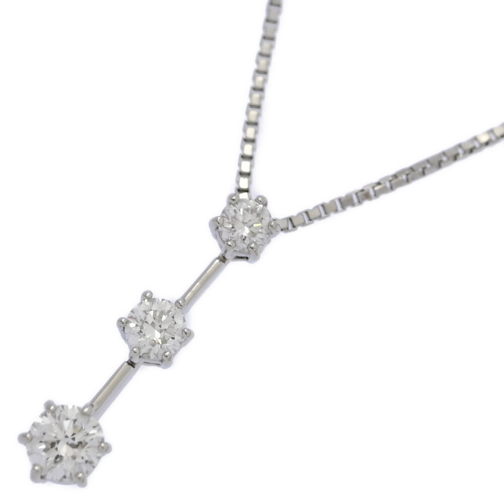 楽天市場】3連/三連 3P・ダイヤモンドペンダントトップ/Pt900-1.0g/0.3