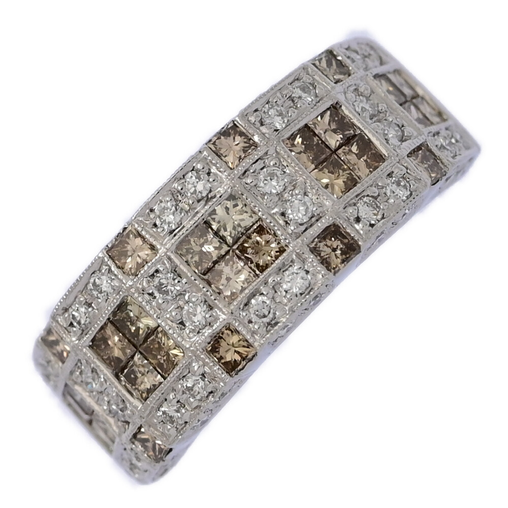 楽天市場】74P・ダイヤモンドリング・指輪/Pt900-4.4g/1.05ct/FD:0.42