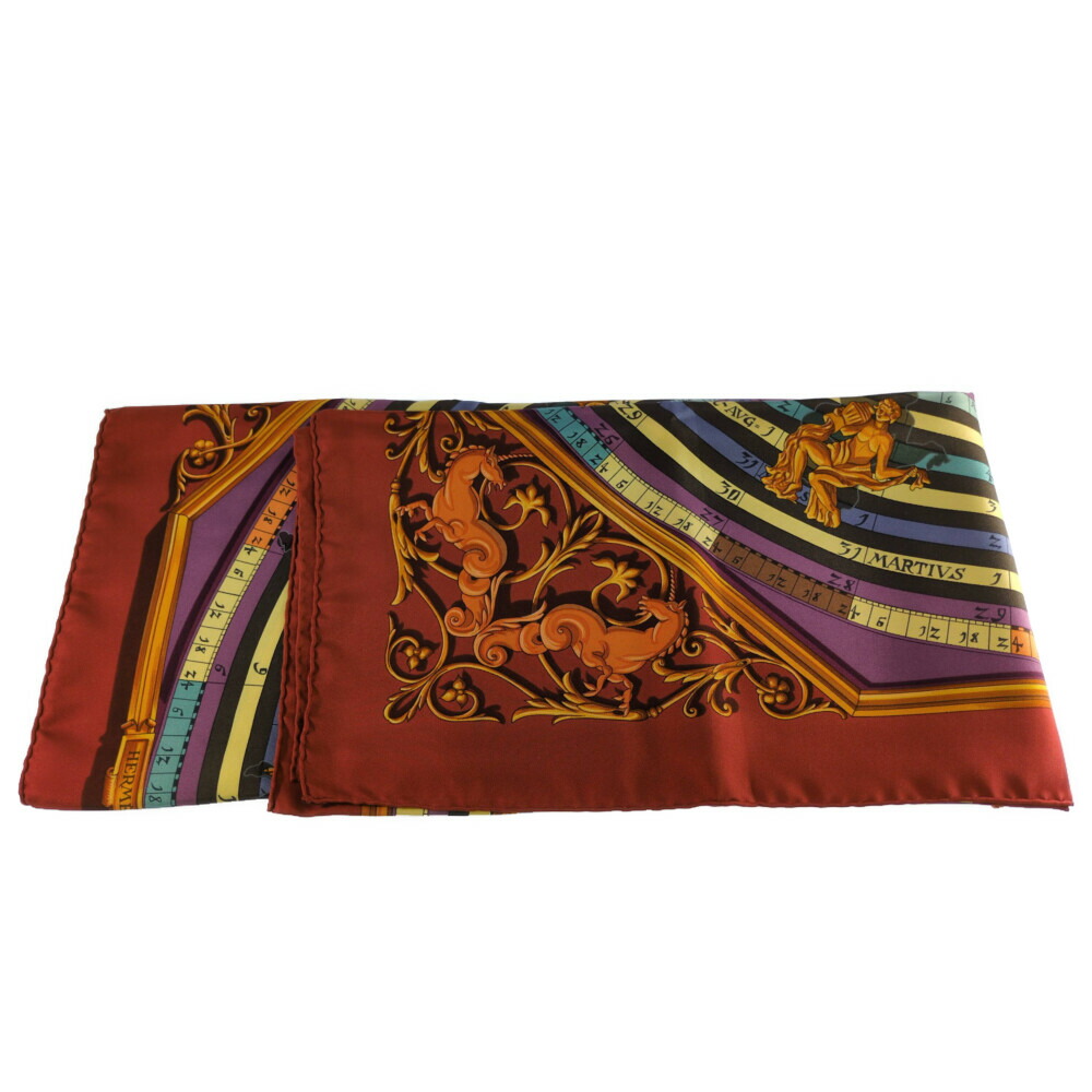 エルメス 【鍵柄】カレ90 大判 スカーフ ストール ショール HERMES - HERMES(エルメス)カレ90 LES CLES 鍵柄スカーフ大判