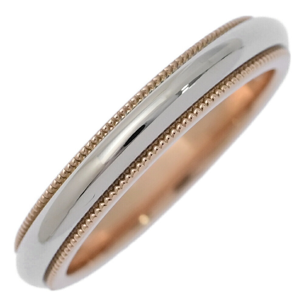 【トカイ屋】　ティファニー　ミルグレイン　一粒ダイヤ　バンドリング トカイ屋】 ティファニー ミルグレイン 一粒ダイヤ バンドリング