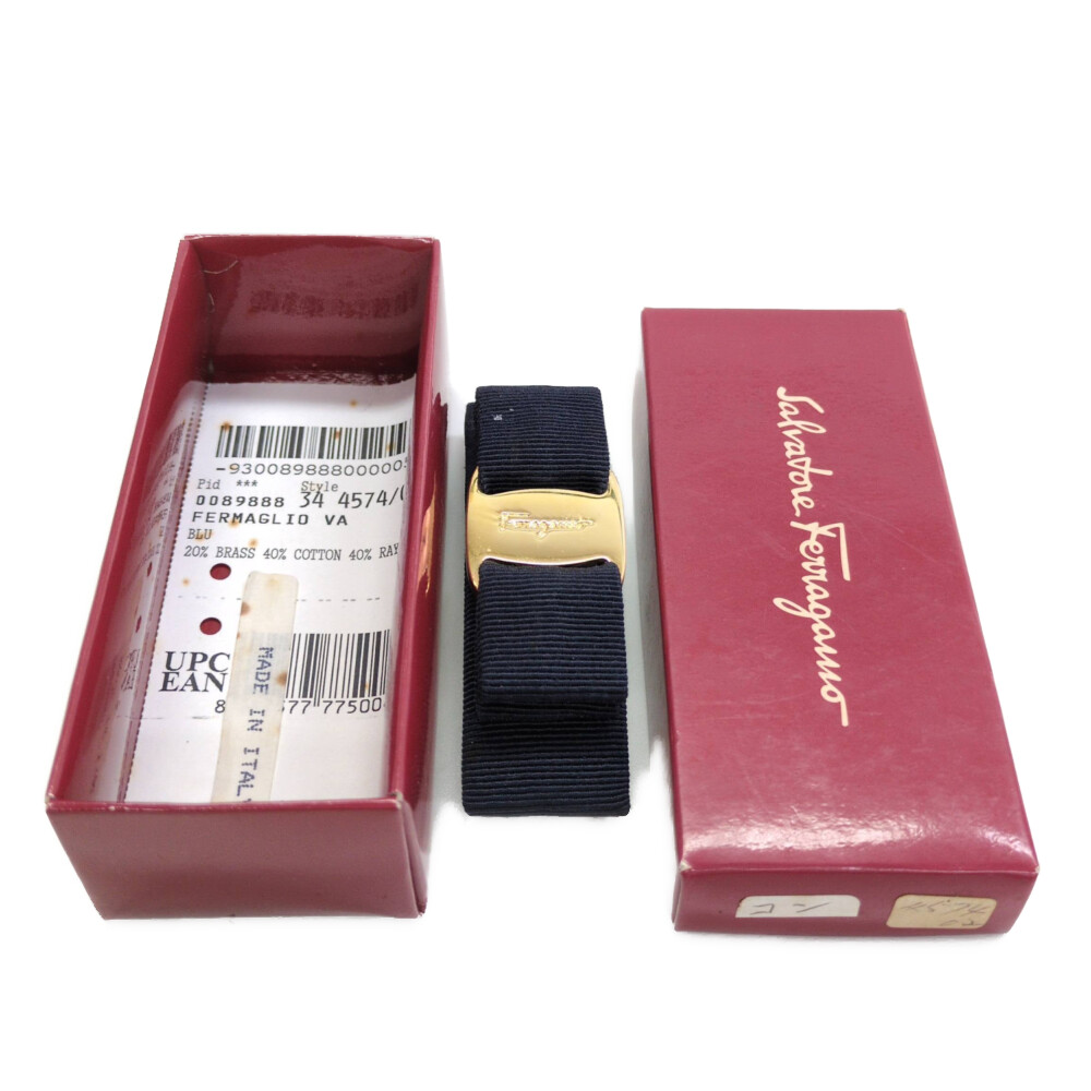 楽天市場】サルヴァトーレフェラガモ バレッタ ヴァラリボン ネイビー