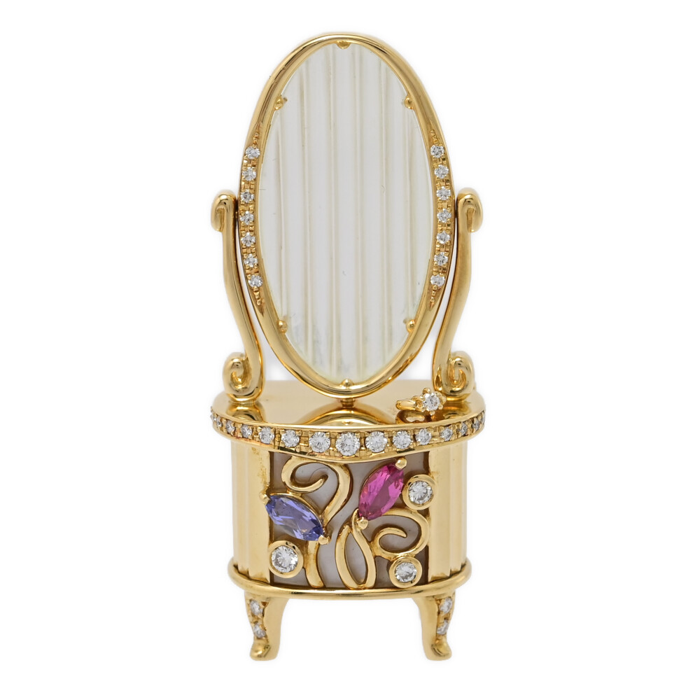 楽天市場】【緑屋質屋】田崎(タサキ・TASAKI) パール・ダイヤ ブローチ