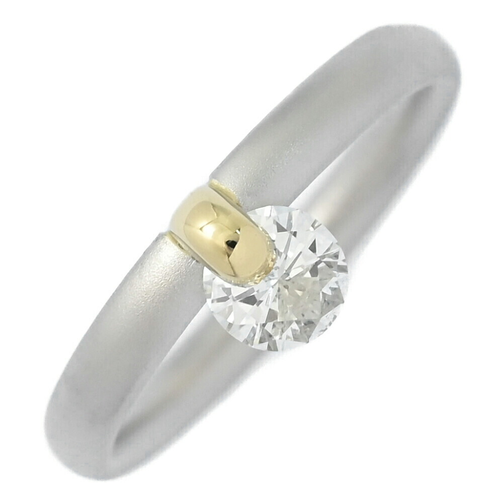 ジュエリーツツミPt900刻印とダイヤ0.11ctと黒ダイヤ0.10 ctリング ジュエリーツツミPt900刻印とダイヤ0.11ctと黒ダイヤ0.10 ctリング