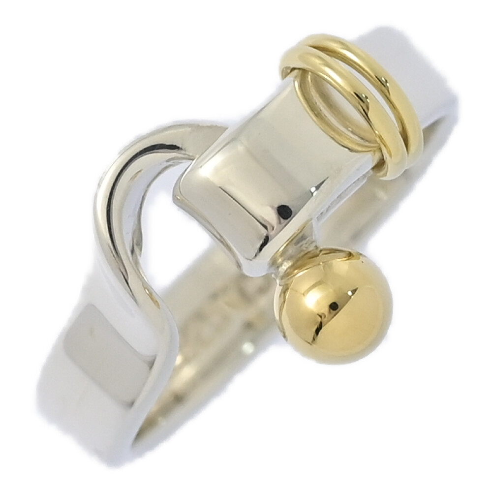 楽天市場】TIFFANY＆CO ティファニー フック&アイリング/シルバー/K18