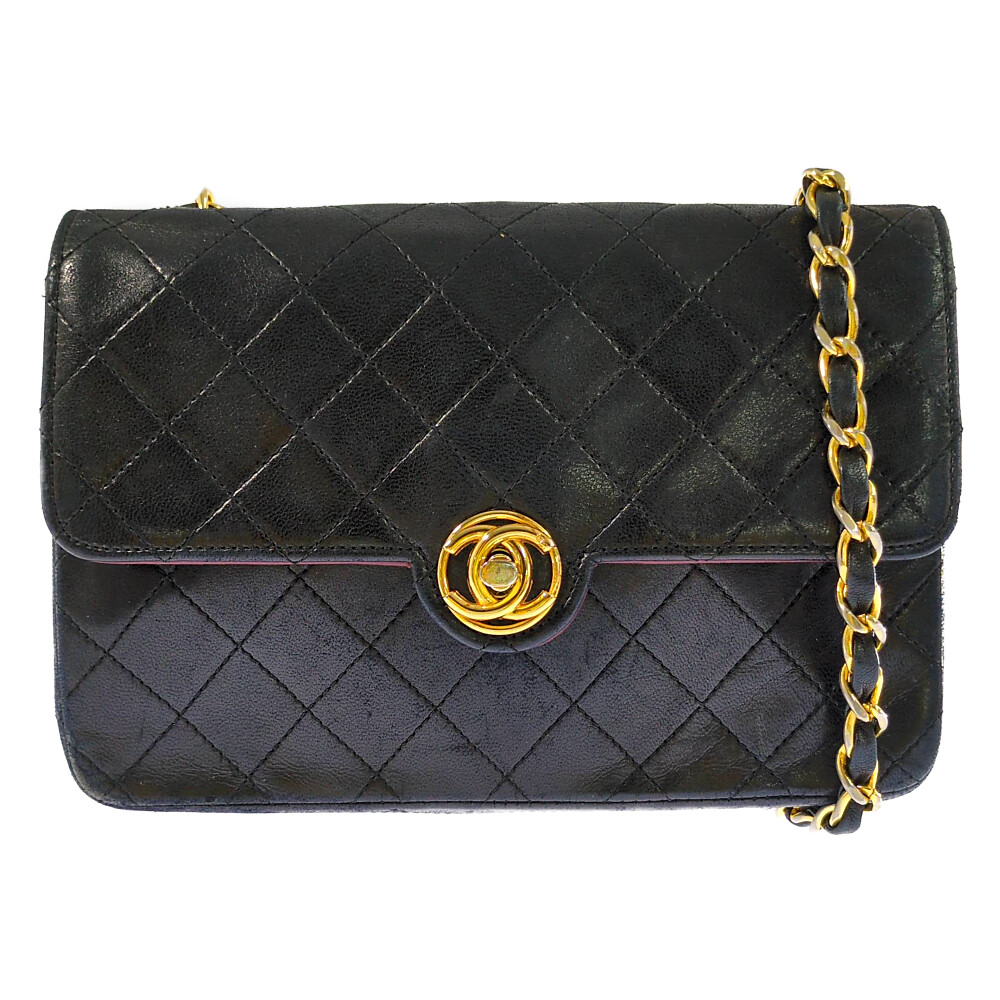 CHANEL シャネル マトラッセ19 チェーン店ショルダーバッグ 黒いこと 【オール時節】【♀】【B】【レディース】/b260420★■611871【中古】