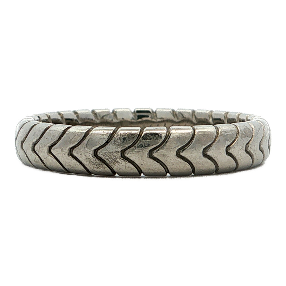 BVLGARI ブル小峡谷 スピーガリング 指環 Pt950-7.8g 19号 #59 プラチナ【A】【メンズ・レディース】/h260429★■613359【中古】