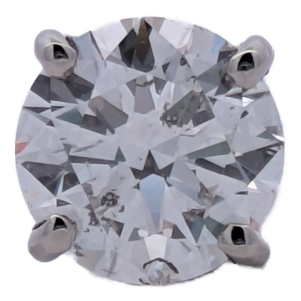 1.02ct 1粒 ダイヤモンド 片耳 スタッド ピアス Pt900-1.5g プラチナ Eカラー SI1 ケース付き【♀】【A】【レディース】/h260508★■613554【中古】｜リファスタ