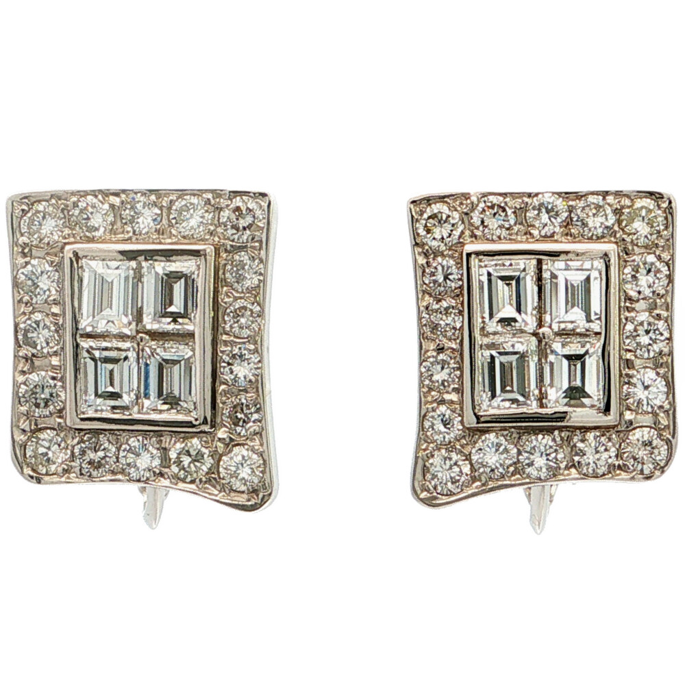 1.06ct 1.06ct ダイヤモンドイヤリング Pt900-6.8g プラチナ【♀】【N】【レディース】/h260627★■618070【中古】|リファスタ