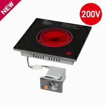 SRH-BR213A-三化実業 ビルトはたご屋手合い ハイラジエントヒーター (SRH-211Bのあと取り品）2極・舞い降りる極付 15A・250V