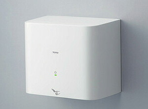 ハンドドライヤー　TOTO クリーンドライ　 【TYC120W】 温風タイプ AC100V