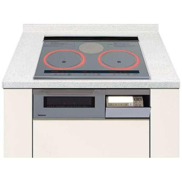 パナソニック KZ-W163S IHクッキングヒーター Wシリーズ 2口IH+ラジエント 鉄・ステンレス対応 幅60cm シルバー|RH家電SHOP店