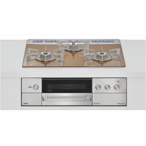 RHS31W38M12RNSTW-LPG リンナイ 　ビルトインガスコンロ DELICIA(デリシア) 3V乾電池タイプ 幅60cm オーブン接続対応 スパークリングカッパー 【プロパンガス】｜ＲＨ家電ＳＨＯＰ店