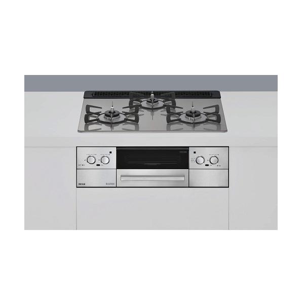 RHS31W33L25RGSTW-LPG リンナイ  ビルトインガスコンロ  ベイズ  幅60cm   カームシルバー プロパンガス
