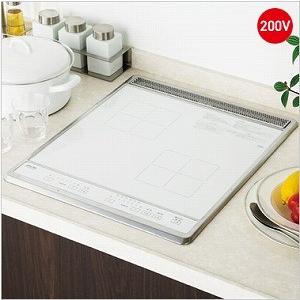 SIH-B224C-W三化工業 ビルトインタイプ IHヒーター 2極・接地極付 20A・250V　ホワイト画像