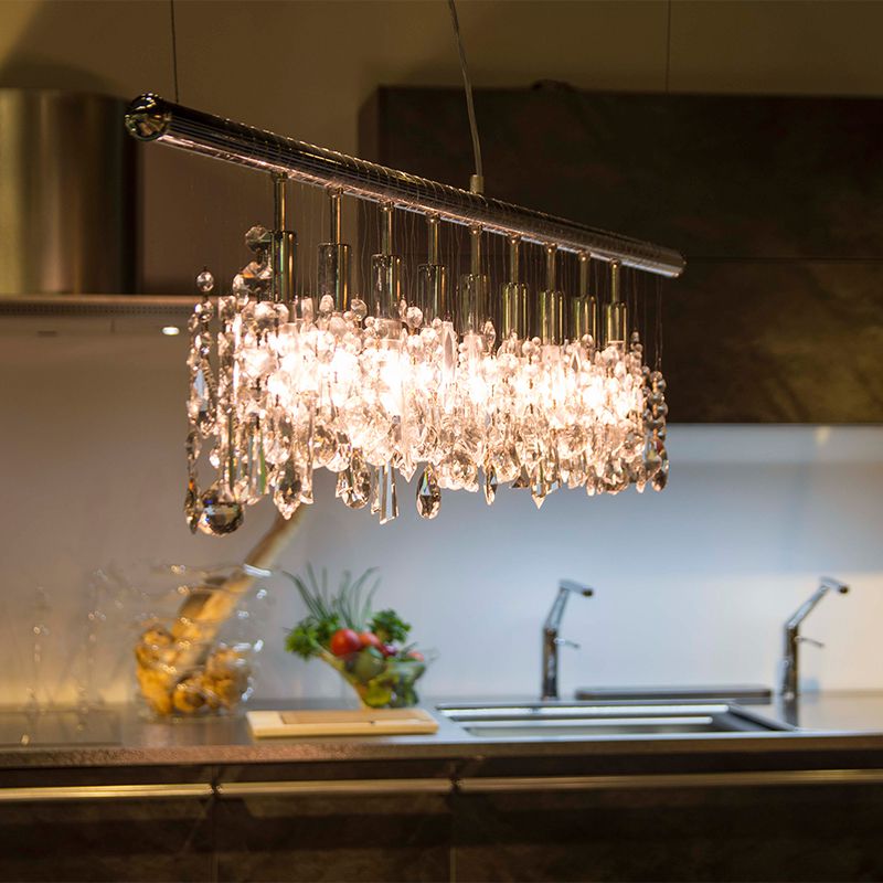 照明おしゃれ天井トーヨーキッチンスタイル(TOYOKITCHENSTYLE)照明【SFHL-CLK120GS-LED】クランカーLED120本体:スチール(クローム)オーナメント:ガラスカラー:クリア