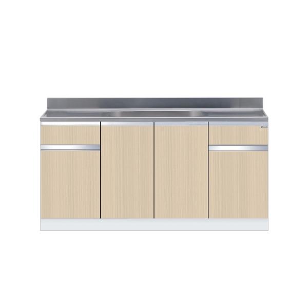 組み合わせ型流し台 一槽流し台 間口170糎 ワンド onedo KTD5-80-170S-RV 壁出し水栓遣りかた 肌理 お定まり 色つや 製造業者直送【送りとどける分野外相応う不可】