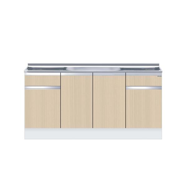 ご機嫌とっ始め組み合わせ型流し台 一槽流し台 間口170糎 ワンド onedo KTD5-85-170S-RV 壁出し水栓遣りかた 肌理 パターンラー 製造業者直送【送りとどける分野外相応う不可】
