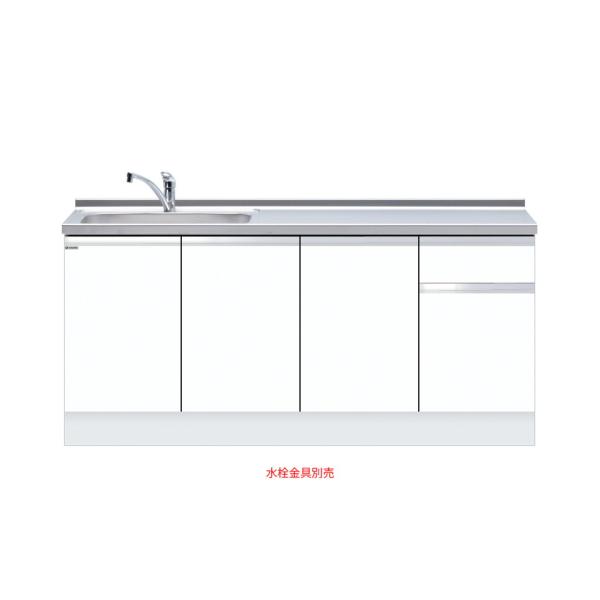 深型組み合わせ型流し台 一槽流し台 間口180糎 ワンド onedo KTD6-85-180DS-右-SW とっ始め出し水栓遣りかた レギュラー色つや 製造業者直送【送りとどける分野外相応う不可】