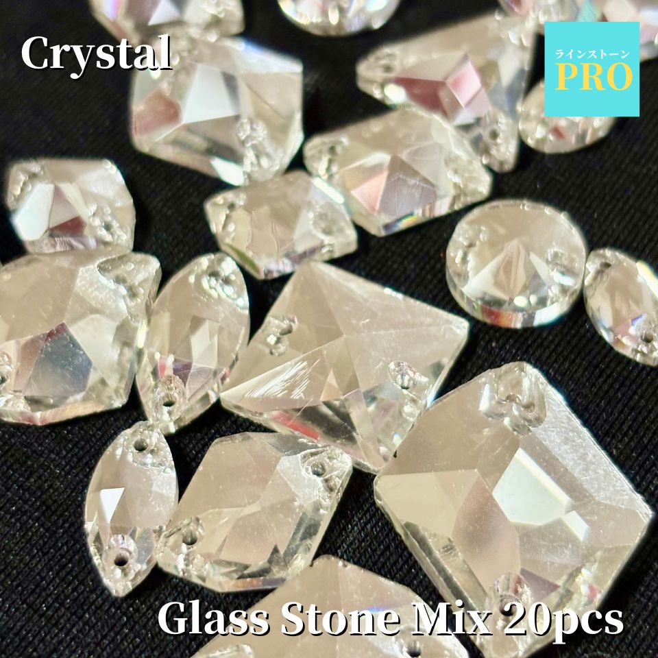 楽天市場】A5ランク 【スクエア 16mm 10粒 CrystalAB 】ガラス