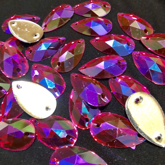 楽天市場】ビジュー ソーオンストーン ラインストーン 青 ブルー