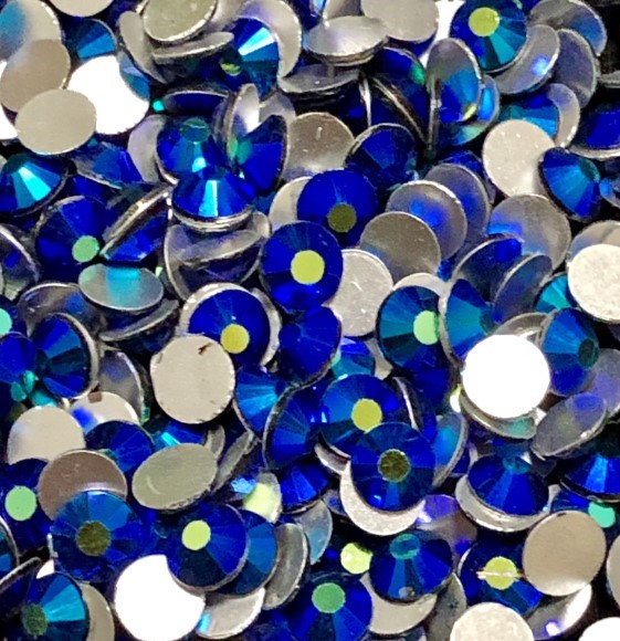 楽天市場】ラインストーン 高品質 ガラス製 青 ブルー ss30サイズ