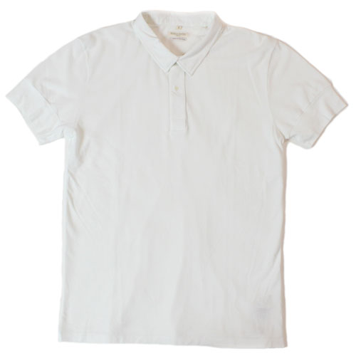 levis white polo shirt