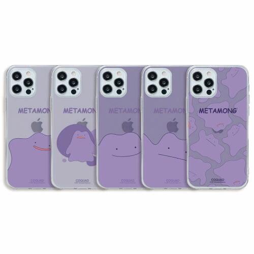 楽天市場】CQ ポケモン メタモン iPhone Galaxy 透明ゼリー