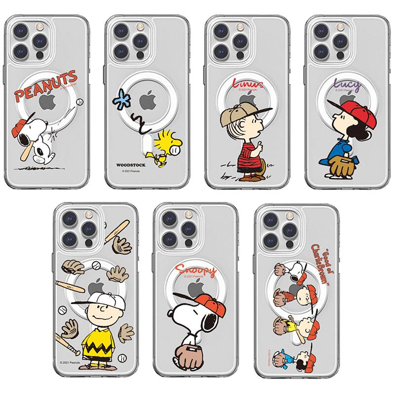 【SKINNYDIP】iphoneケース MagSafe スヌーピー くも Peanuts Peanuts x Skinnydip Snoopy Sticker Shock iPhone Case | Cool