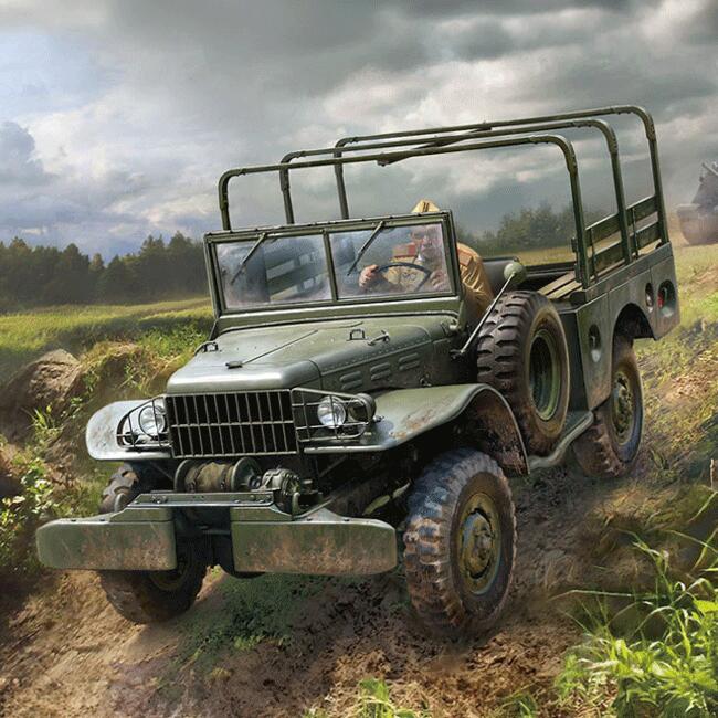 楽天市場】アメリカ陸軍 ダッジ WC-52, 3/4t ウェポンキャリア 1/35