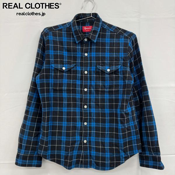 楽天市場】Supreme 22aw Shearling Lined Flannel Shirt Size-M