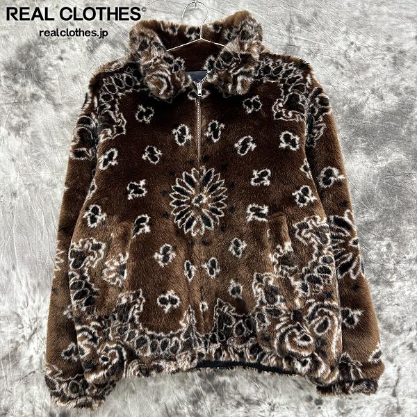 シュプリーム バンダナ ファーボンバージャケット Supreme M Bandana Faux Fur Bomber Jacket | Supreme 21ss