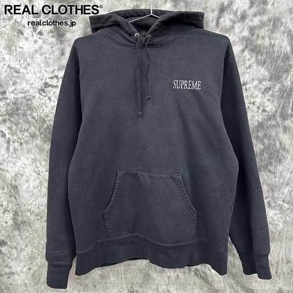 【中古】Supreme/シュプリーム【17AW】Decline Hooded Sweatshirt/ディクライン フーデッド スウェットシャツ/パーカー/ブラック/L