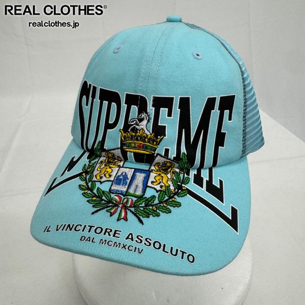 【中古】Supreme/シュプリーム 【25AW】Crest Mesh Back 6-Panel Cap/クレスト メッシュ バック パネル キャップ ライトブルー｜リアルクローズ店 10,000円
