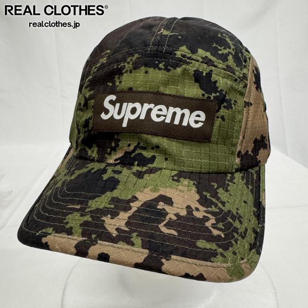 【中古】Supreme/シュプリーム【21AW】Camo Ripstop Camp Cap/カモ リップストップ キャンプ キャップ｜リアルクローズ店