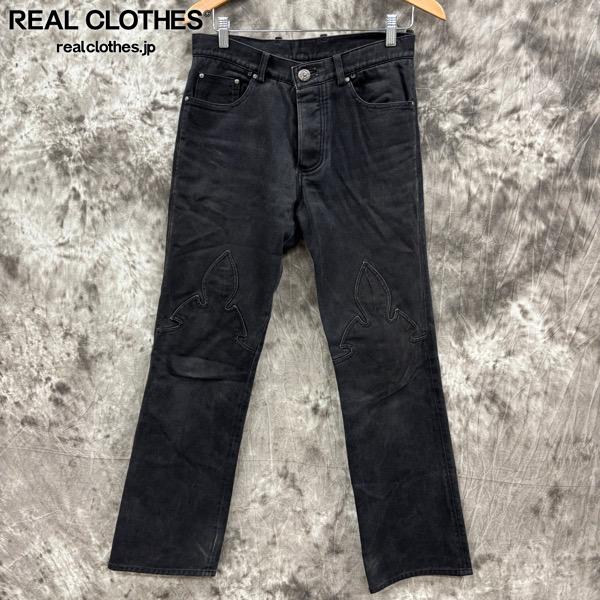 クロムハーツ　ストレートデニム　chrome hearts 33インチ クロムハーツ CHROME HEARTS DENIM CARPENTER CNVS デニム