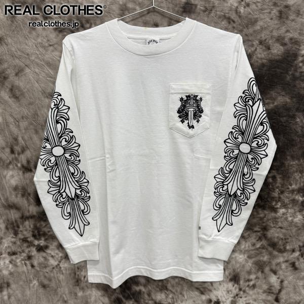 希少★送料込！【Chrome Hearts】V89 ダガー ロング Tシャツ 入手困難◇送料込【Chrome Hearts】V89 ダガー ロング Tシャツ