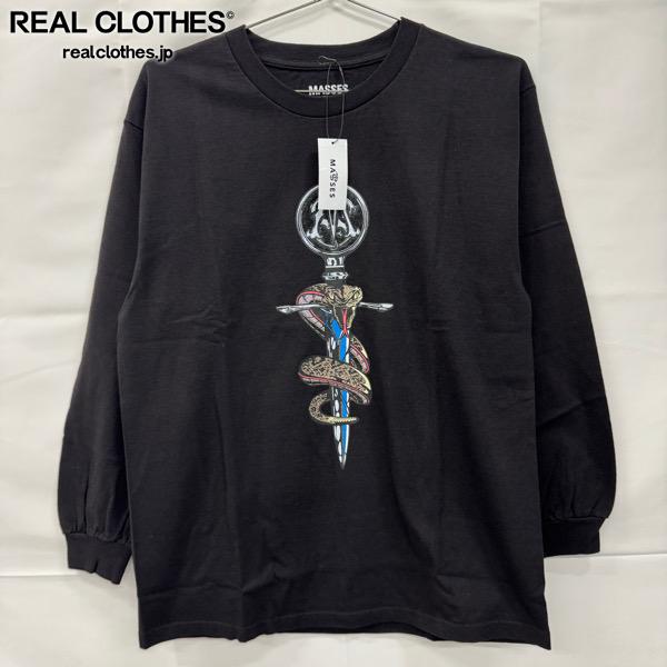 楽天市場】MASSES マシス Tシャツ サイズ:XL ブランドロゴ ロング