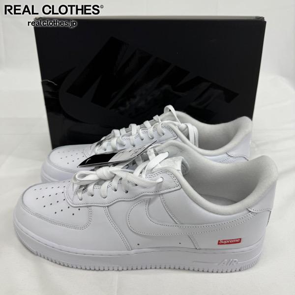 【中古】【未使用】Supreme&times;NIKE/シュプリーム&times;ナイキ AIR FORCE 1 LOW/エア フォース 1 ロー ホワイト CU9225-100/31｜リアルクローズ店